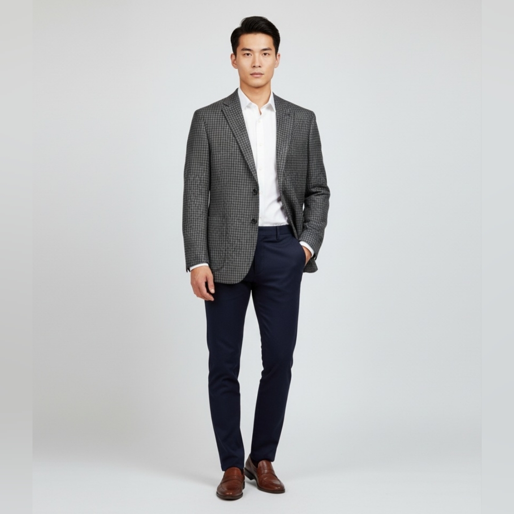 $548 The Men's Store At Bloomingdale's Regular Fit Houndstooth Wool Sport Coat